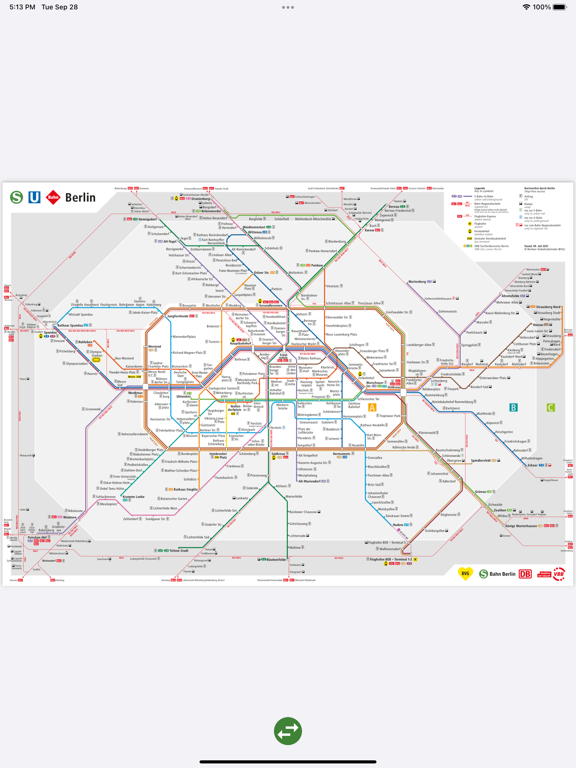 Screenshot #1 for Berlin U-Bahn/S-Bahn Maps