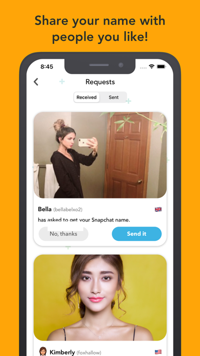 Qudo - Find Snapchat Friendsのおすすめ画像5