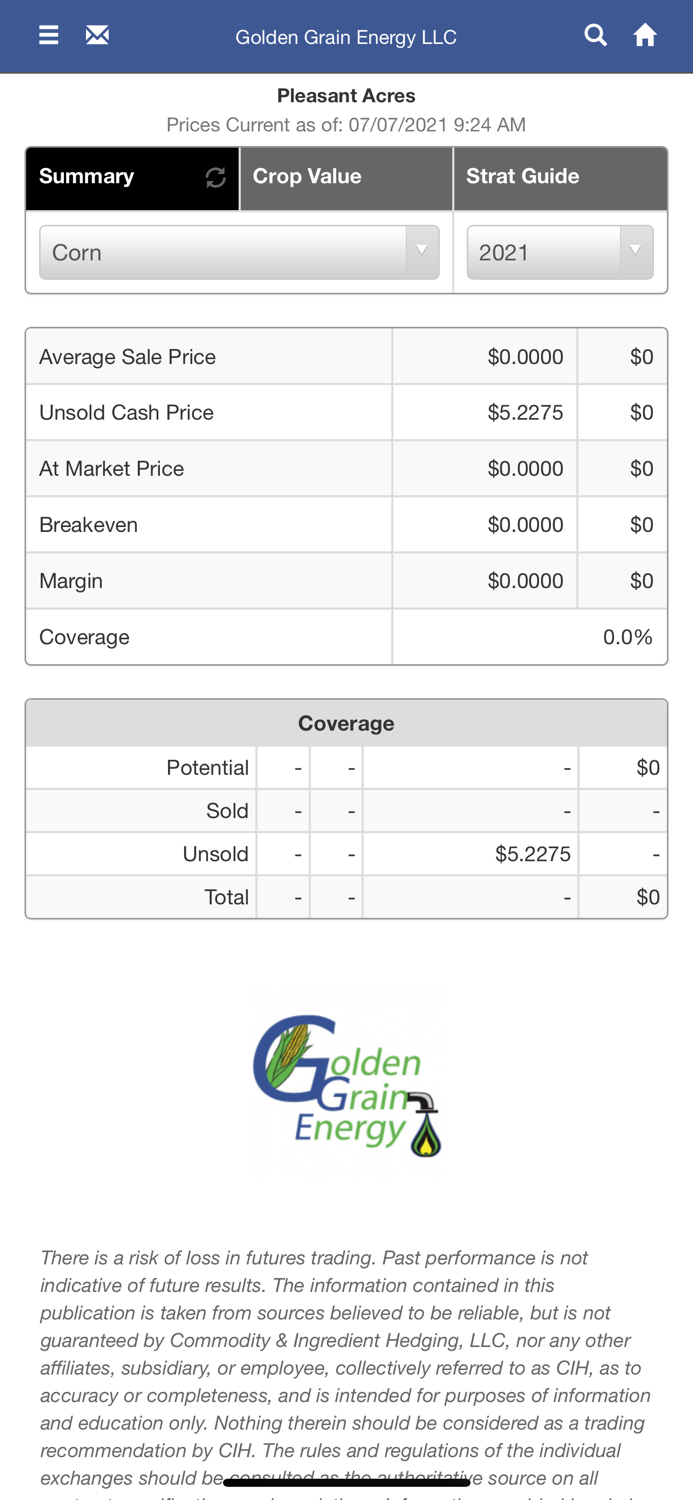 Golden Grain Energy LLC