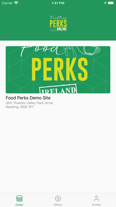 Food Perks Ireland Screenshot