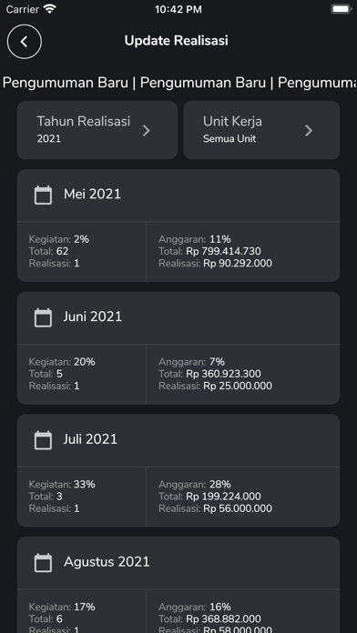 Morena - Mobile Perencanaan Screenshot