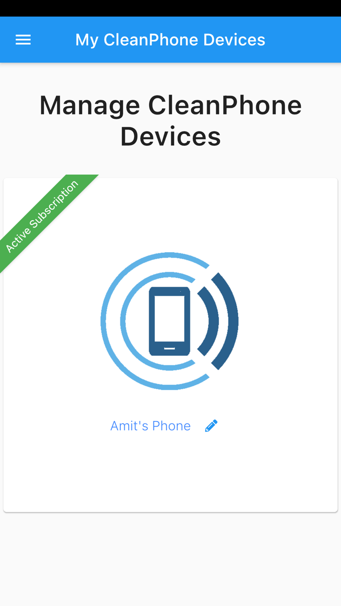 Clean Phone  Parent App