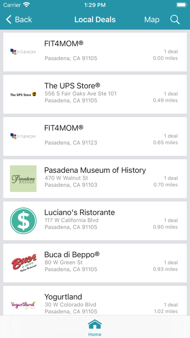 LA Financial Perks Screenshot