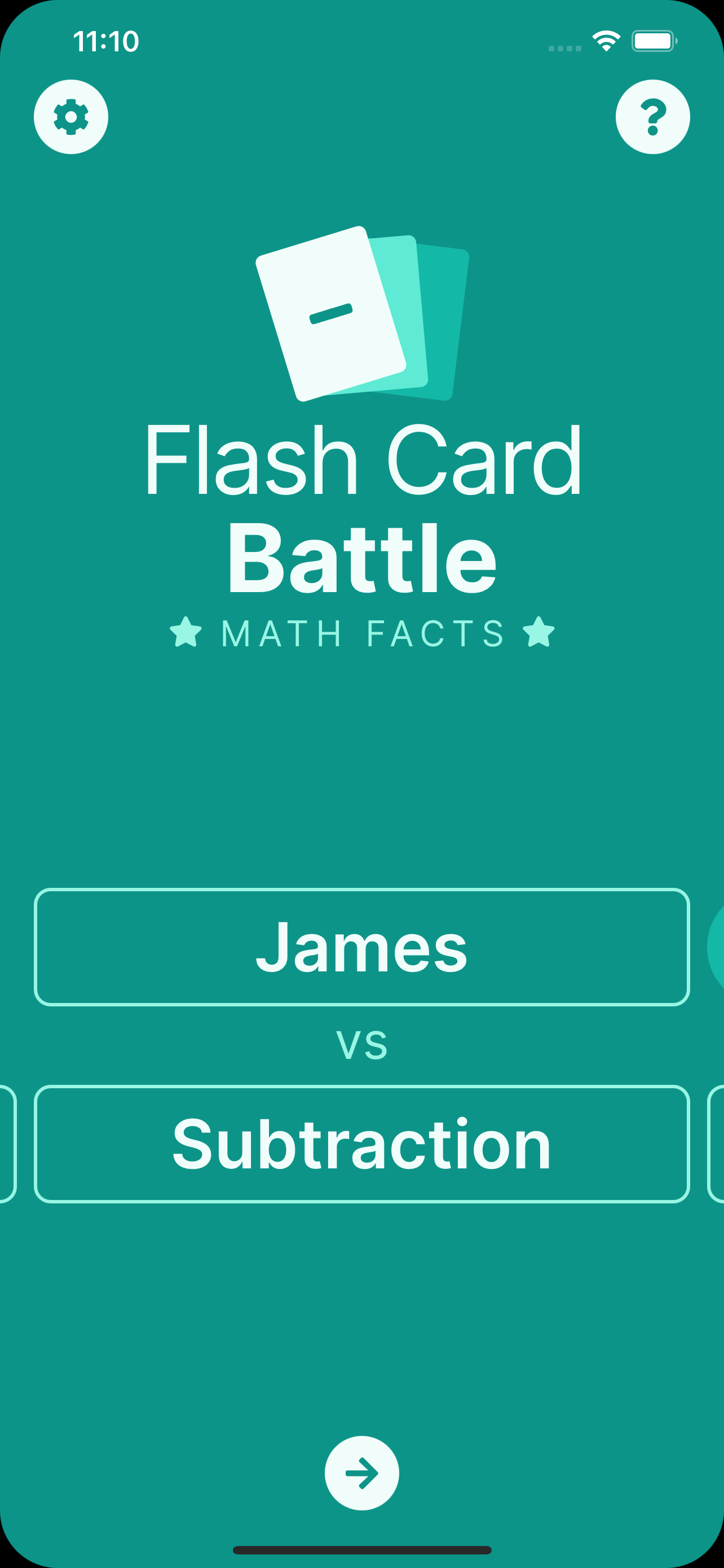 Flash Card Battle