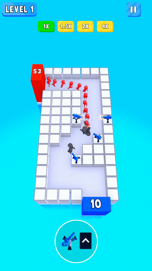 #6. Merge Defender 3D (iOS) 由: Dumbbell Games Yazilim Anonim Sirketi
