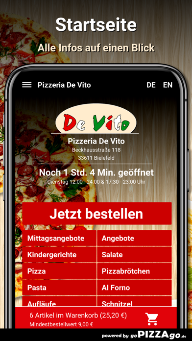 Pizzeria De Vito Bielefeld screenshot 3