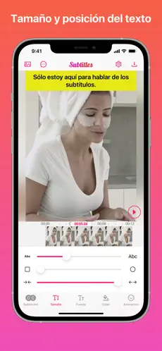 Imágen 3 Subtítulos - Editor de texto iphone