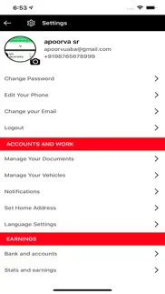 astha service driver iphone screenshot 4