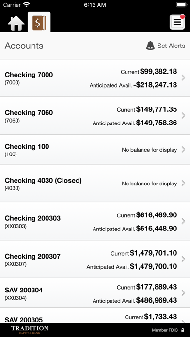 Tradition Business Mobile Screenshot