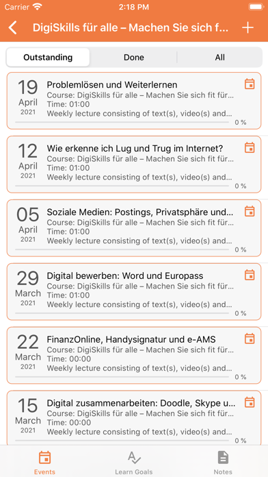 iMoox Coach Screenshot