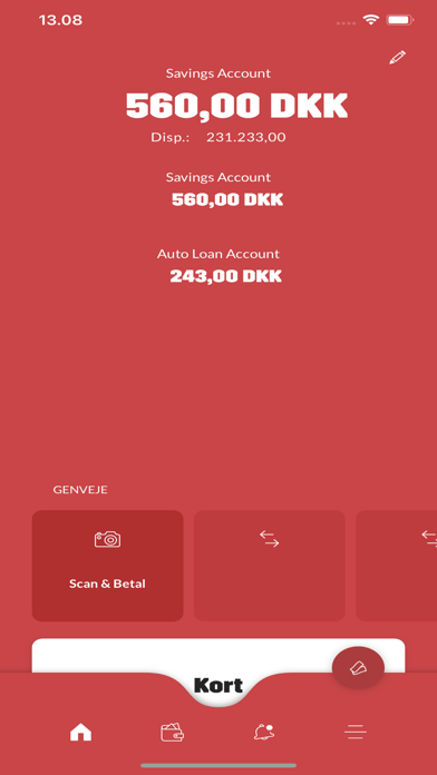 Sønderhå-Hørsted Mobilbank Screenshot