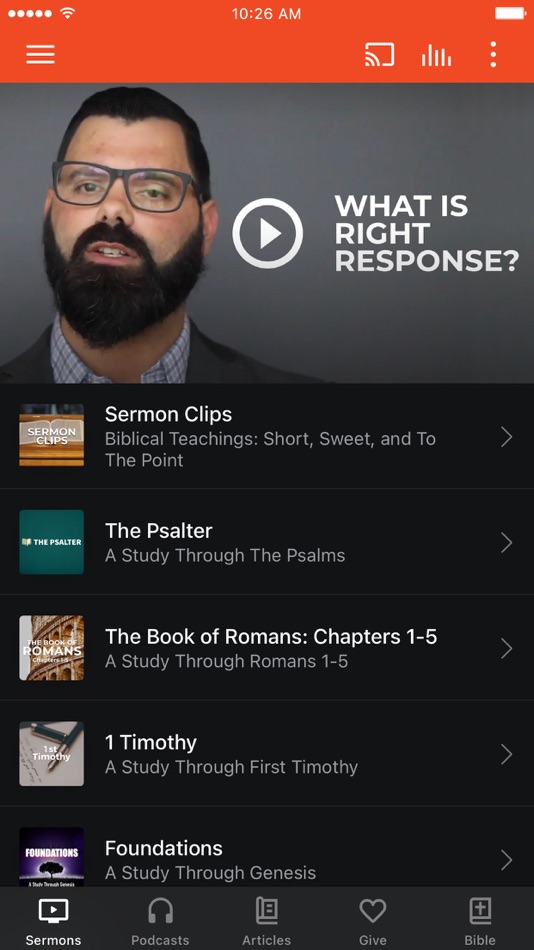 #1. Right Response Ministries (iOS) Podle: The Response Church,