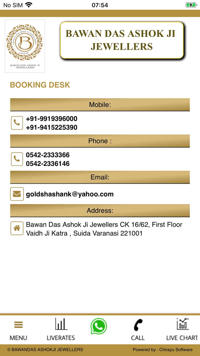 Bawan Das Ashok Ji Jewellers