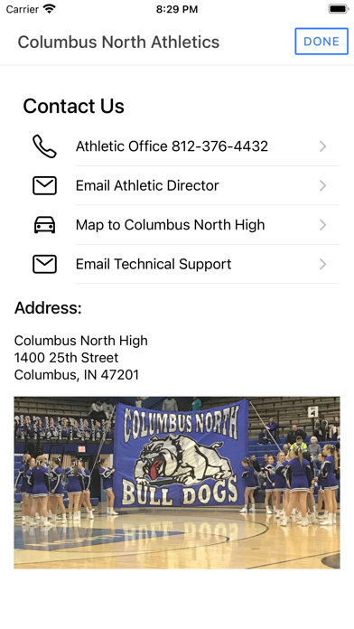 Columbus North Athletics Screenshot