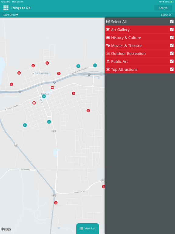 Visit Gallup NM iPad screenshot 4 - Travel app