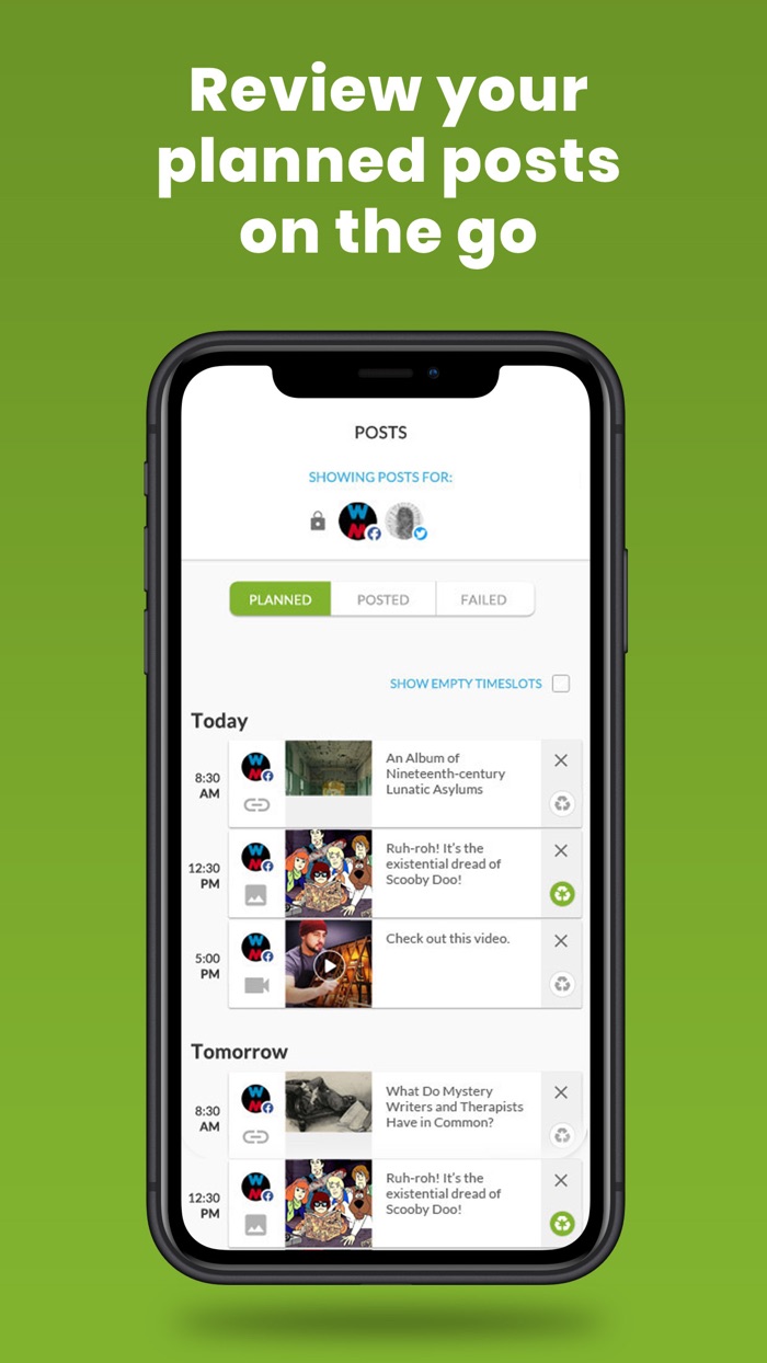 Post Planner for Social Media