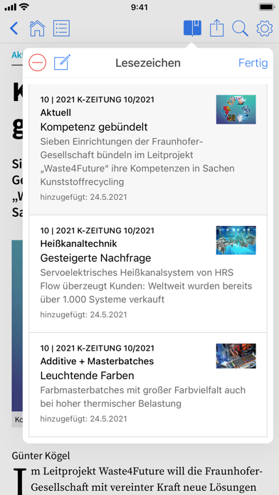 K-Zeitung Screenshot