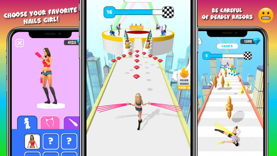 #2. Long Nails Run (iOS) 由: APP CENTRAL LTD