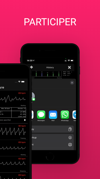 Screenshot #3 pour Coeur Pouls - ECG Moniteur App
