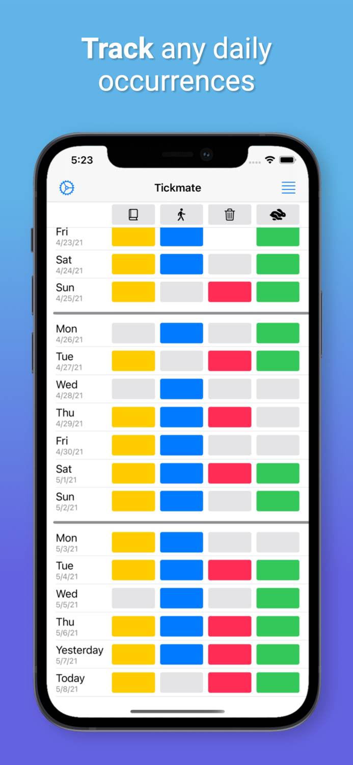 Tickmate 1-Bit Journal