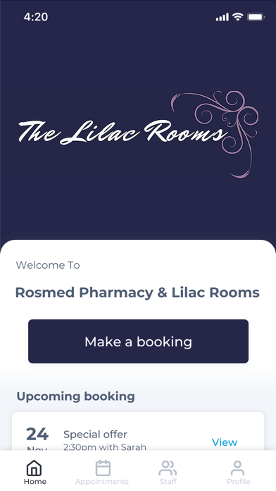 Rosmed Pharmacy & Lilac Rooms Screenshot