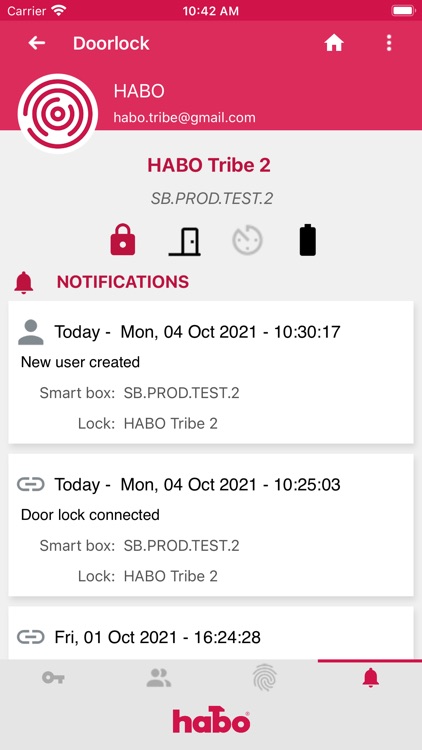 HABO Tribe2 Smart Lock screenshot-3