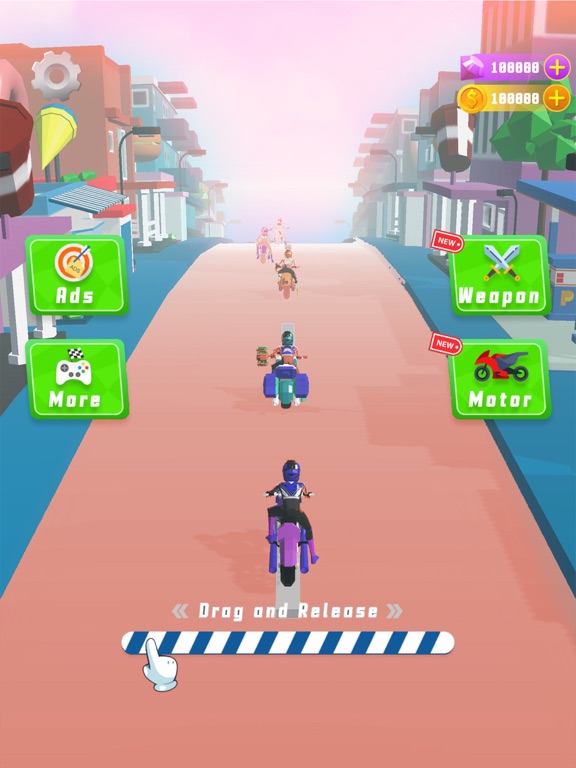 Screenshot #4 pour Racing Clash - Road Smash Moto
