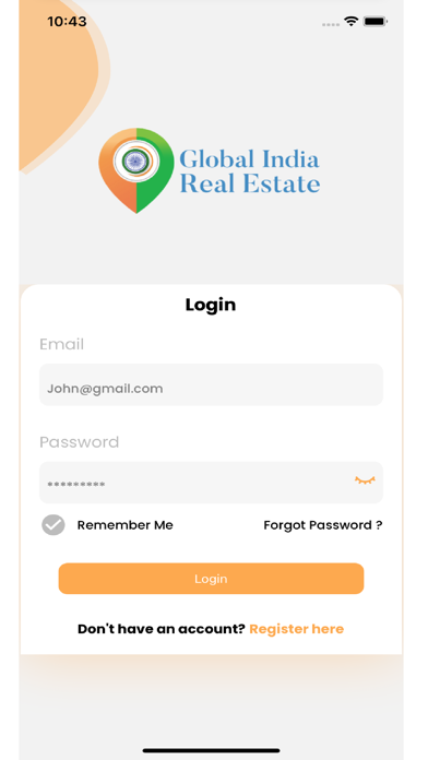 Global India Real Estate Screenshot