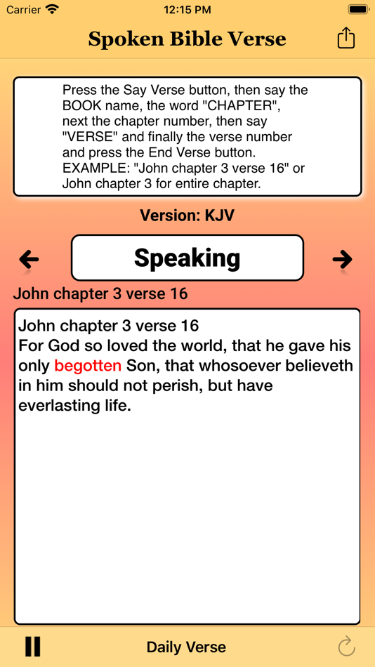 #5. Spoken Verse (iOS) 由: Norman Pettus