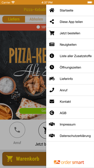 Pizza–Kebabhaus Alt Ehrang Screenshot