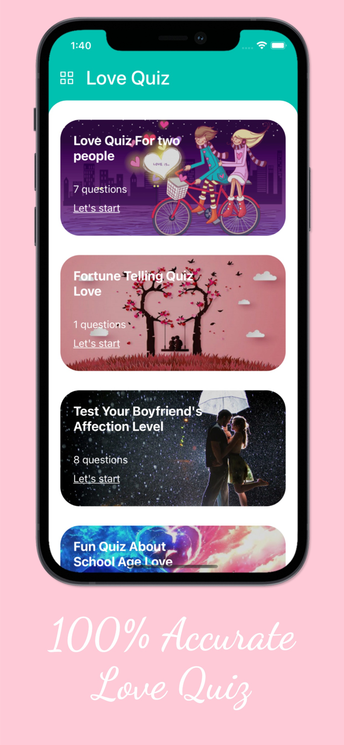 Love Tester - Game Love Quiz