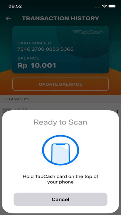 BNI Tapcash Go Screenshot