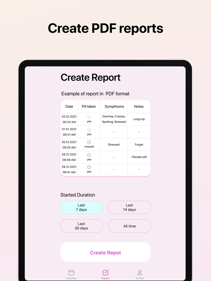 Birth Control Pill Reminder