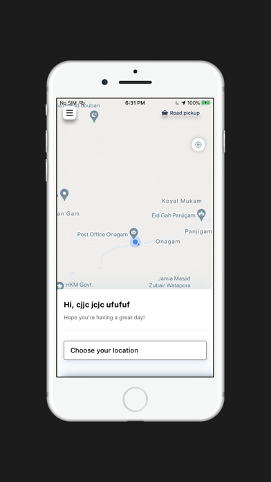 BlaqCar App Screenshot