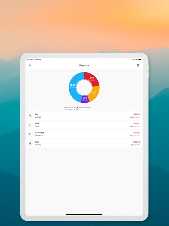 Screenshot #6 pour Budget Tracker +
