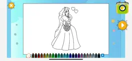 Game screenshot Princess Coloring Book Fun App mod apk