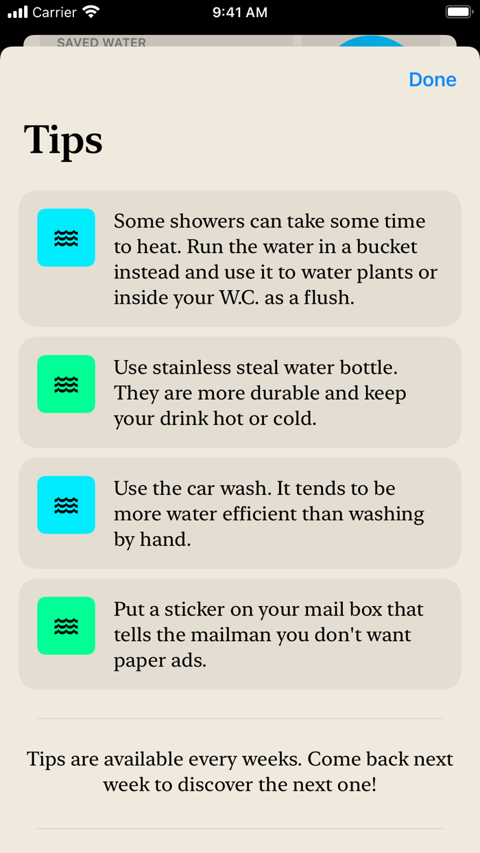 WaterFlow - water saver