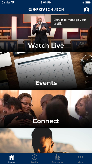 Grove Church VA Screenshot