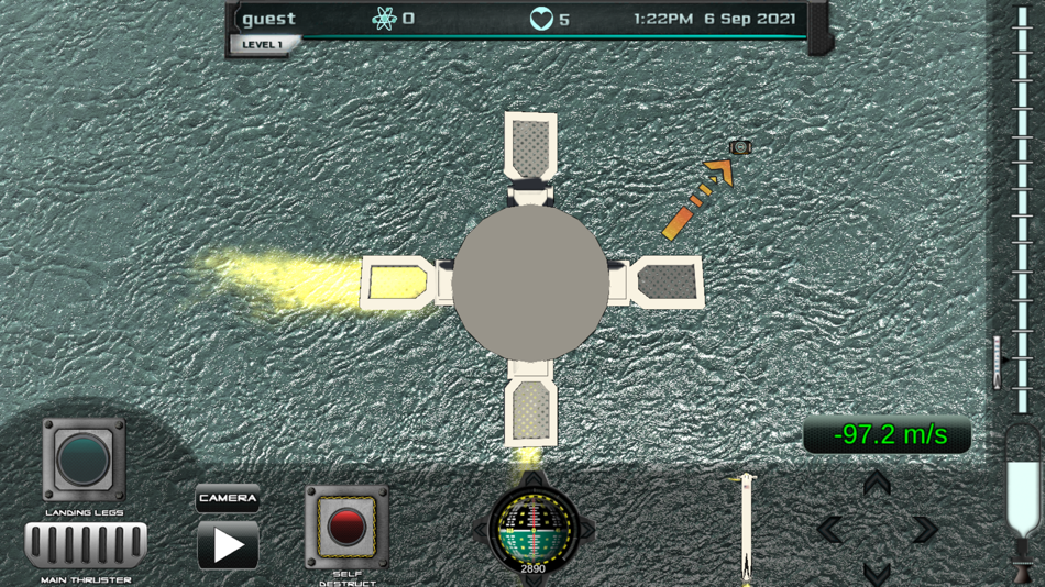 #1. Intergalactic Rocket Landing (iOS) 由: Intergalactic Education LLC