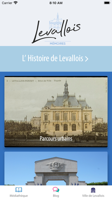 Levallois Mémoires Screenshot
