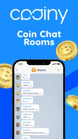 Game screenshot Coin Chat Room: CryptoCurrency mod apk