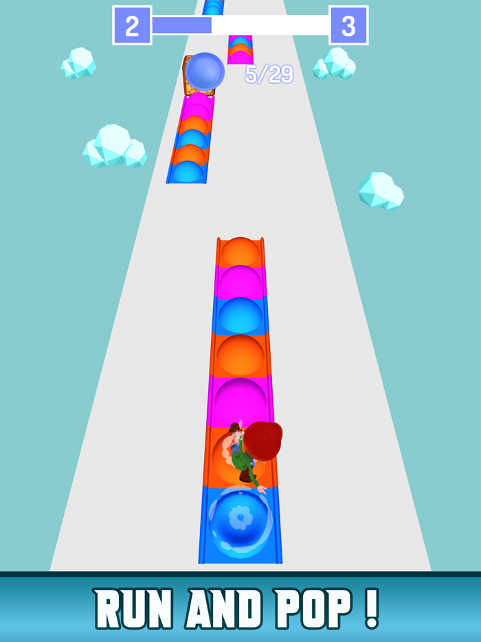 Pop It Rush -Antistress Runner