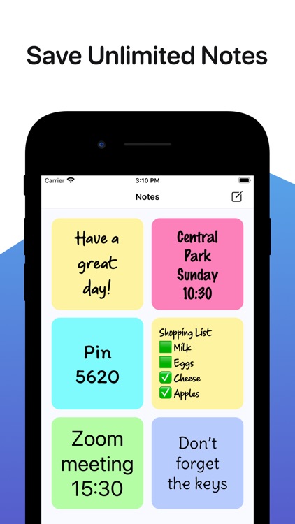 Noteit Widget: Sticky Notes