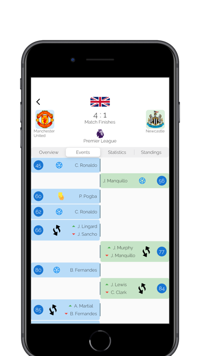 FootballDL - Live Soccer Stats Screenshot
