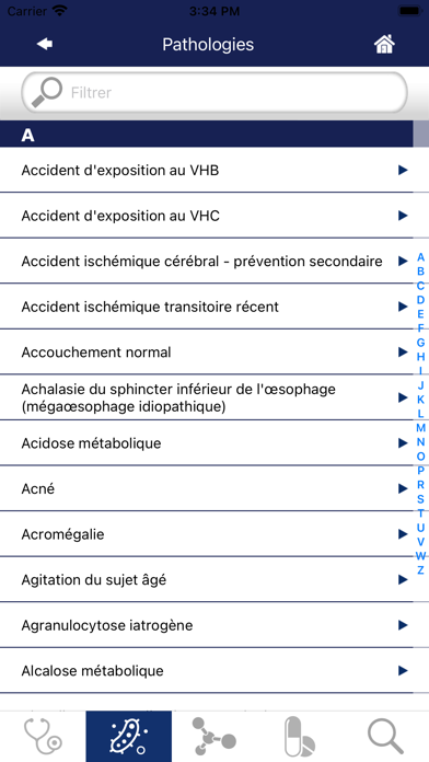 Guide de thérapeutique Screenshot
