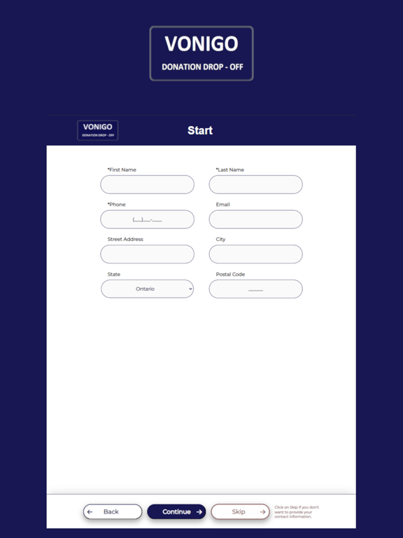 Screenshot #4 pour Vonigo - Donation Drop-Off