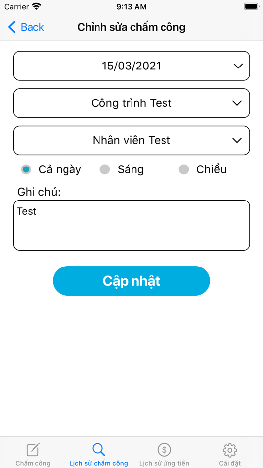 #4. Chấm công âm lịch (iOS) 由: Trung Le
