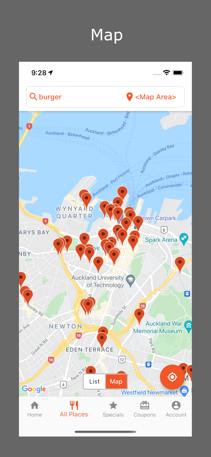 Restaurant Hub for Customers