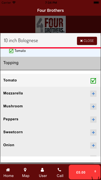 Four Brothers Takeaway Screenshot