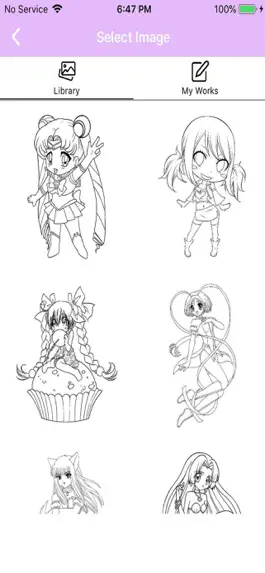 Game screenshot Anime & Manga Coloring Book hack